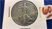 1941 walking liberty silver half dollar