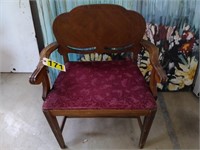 Upholstered Vanity Chair As Is