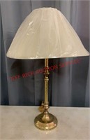 TABLE LAMP-TWISTED BRASS DESIGN
