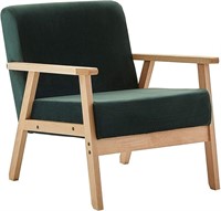 H.J WeDoo Modern Accent Chair Upholstered Velvet