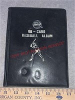 80-CARD BASE BALL ALBUM-SOME CARDS INCLUDED