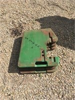 4-John Deere Suitcase Weights