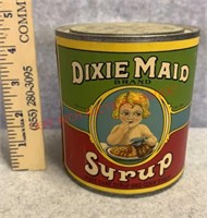 VINTAGE SYRUP CAN-DIXIE MAID
