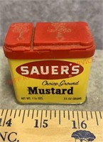 SAUER’S SPICE CAN-MUSTARD
