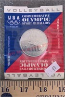 USA OLYMPIC SPORT MEDALLION-VOLLEYBALL