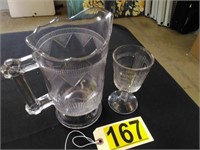 Doyle & Co. Comet Water Pitcher & Goblet