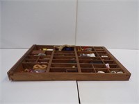 WOODEN CASE WITH MINATURES