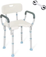 OasisSpace Heavy Duty Shower Chair-Back and Arms