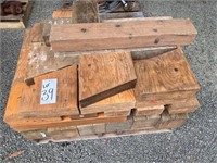 Pallet of various blocks