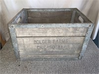 Bolger Farms Chicago milk crate