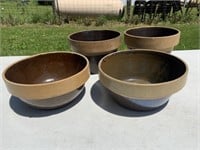 4 crock bowls