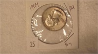 1964 Washington Silver Quarter - AU