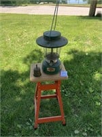 Vintage Thermos gas lantern with original funnel