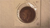 1921 Geogivs One Penny