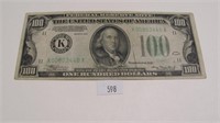 1934 Texas $100 Bill Very Good Condition