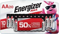 Energizer AA Batteries (20 Count), Double A MAX