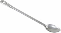Winco Stainless Steel Solid Basting Spoon,
