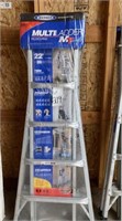 Werner aluminum adjustable multi ladder