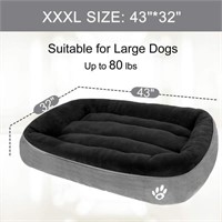 CLOUDZONE Large Dog Bed for Large/Medium/Small