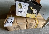 2 boxes poultry staples & asst nail box