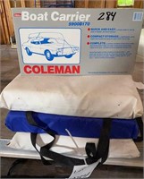 3 Boat cushions & boat carrier (new in box)