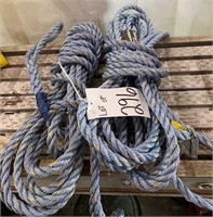 2 Safety harness ropes w/clip