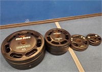 Ivanco Rubber Coated, Olympic Plate Set