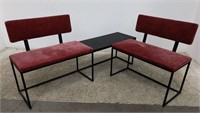 Modern BoConcept bench 2 pcs approx 32" x 15" x