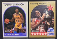 NBA Hoops Magic Johnson Cards, lot of 2