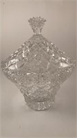 Crystal lidded dish