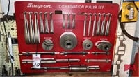 Snap-on combination puller set, complete