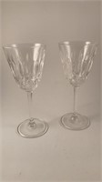 Pair of crystal glasses