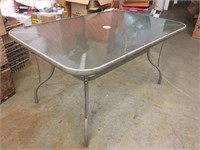 Previously Loved Glass Top 6-Person Patio Table