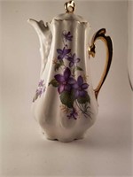 Ceramic floral teapot