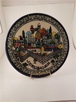 Jerusalem themed plate
