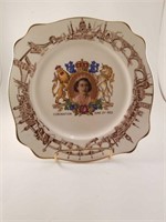 Coronation themed plate.