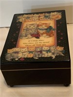 Musical Cat Jewelry Box