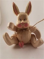 Carved jointed rabbit