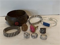 Group of Rings and Bracelets