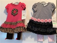 2 Size 18 Mo Dress with Legging NWT