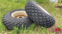 2-18.4 x 26 diamond tread tires on 8-hole rims