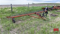 Custom built 16’ root rake, hyd lift,