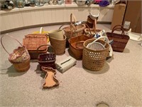 A Collection of Various Baskets