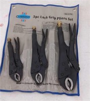 Cummins 3 pc Lock Grip Pliers Set