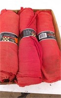 24 New Shop Towels, red