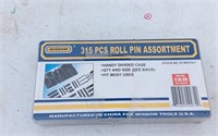 315 Pcs Roll Pin, NIP, assorted sizes