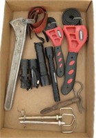 Strap Wrenches, Flashlights, Hitch pins