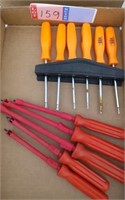 Hex Head Screw Drivers & Red Coated Screw Driver