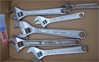 Crescent Wrenches, 6-12" Assorted