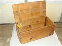 Large Light Brown Crate